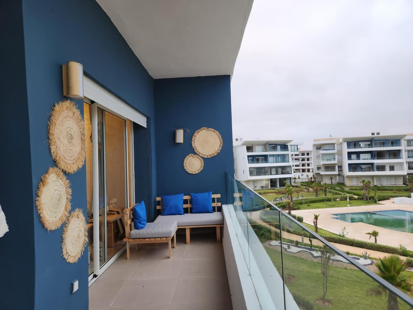 Sidi Rahal Blue View, Beachfront Wide Seaview With Pool Εξωτερικό φωτογραφία