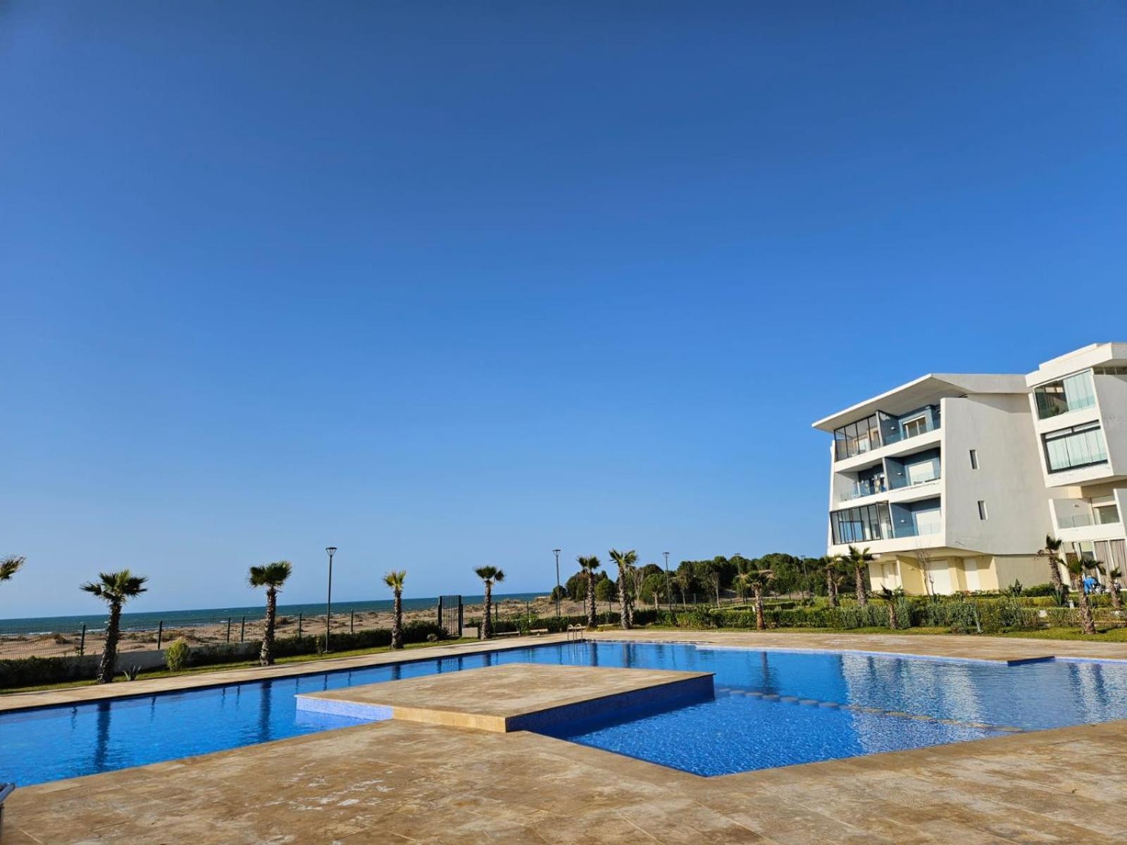 Sidi Rahal Blue View, Beachfront Wide Seaview With Pool Εξωτερικό φωτογραφία